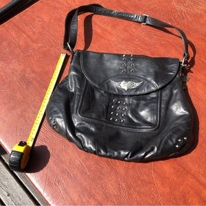 Harley Davidson leather handbag.